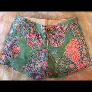 Lilly Pulitzer Minty Fresh Fansea 5’ shorts
